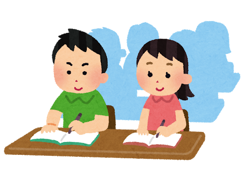 学習中の生徒